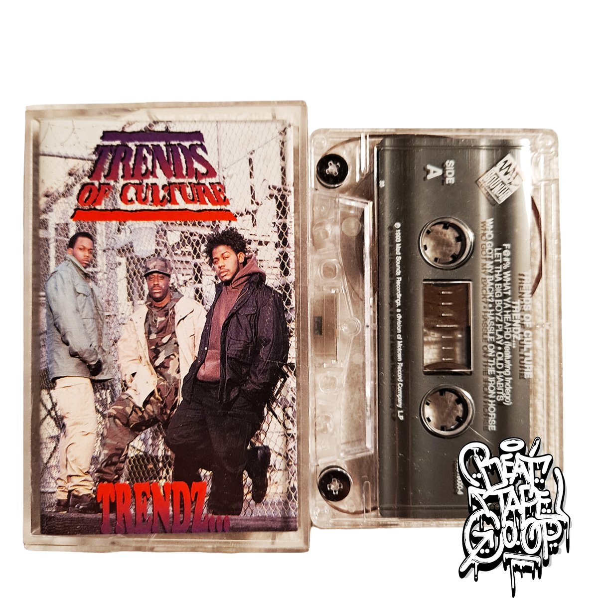 BeatTapeCo_Op's tweet photo. Trends Of Culture - Trendz
Released On: April 20, 1993

#TrendsOfCulture #Grapevine #Nastee #DJMOL #NewYork #Harlem #MadSoundsRecordings #Dinky #Swift #LordFinesse #HipHop #BoomBap #Cassette #Tape #BeatTapeCoOp https://t.co/sQ971OZUEC
