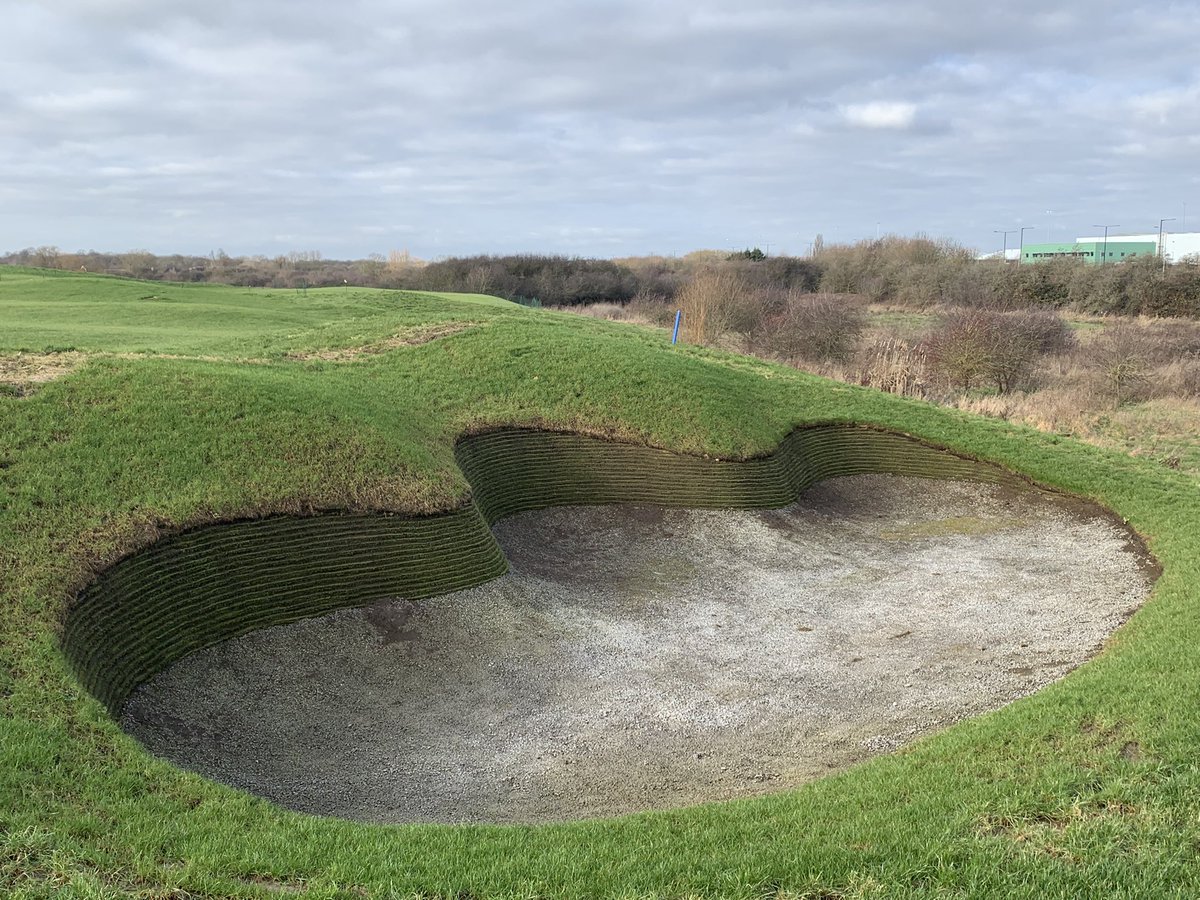 A few more images from yesterday’s review of the grow-in at one of our recently completed projects. The developer has certainly created an exciting, playable course with great attention to detail, especially around the natural looking greens complexes. #builditonce