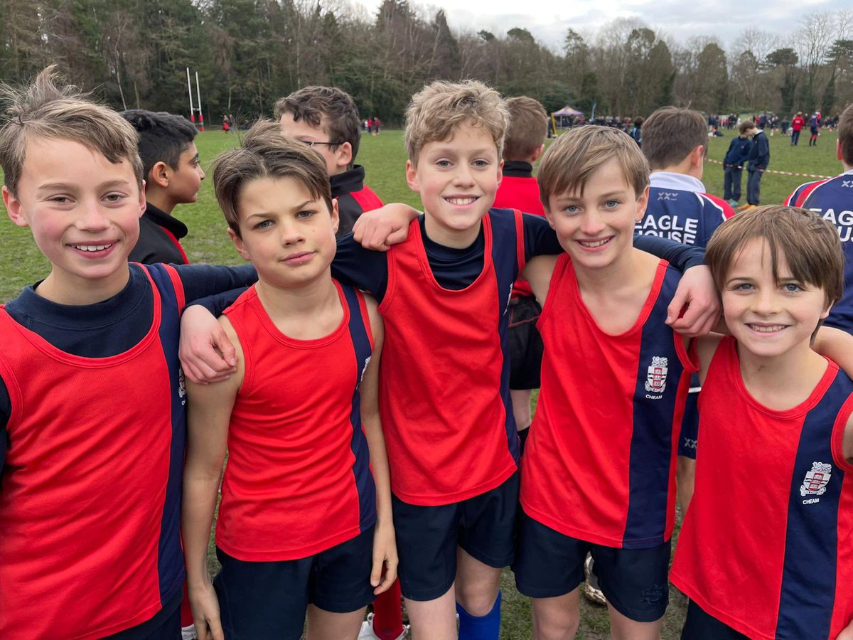 Cheam_sports's tweet photo. A super start to the cross country season. After a successful Division Competition on Monday, 34 runners headed to @EagleHouseSch on Friday. Some excellent efforts, with team victories for U11 Boys & U11,U12 & U13 girls. Well done to all the @CheamSchool runners! #TeamCheam https://t.co/4s37MXRXjB