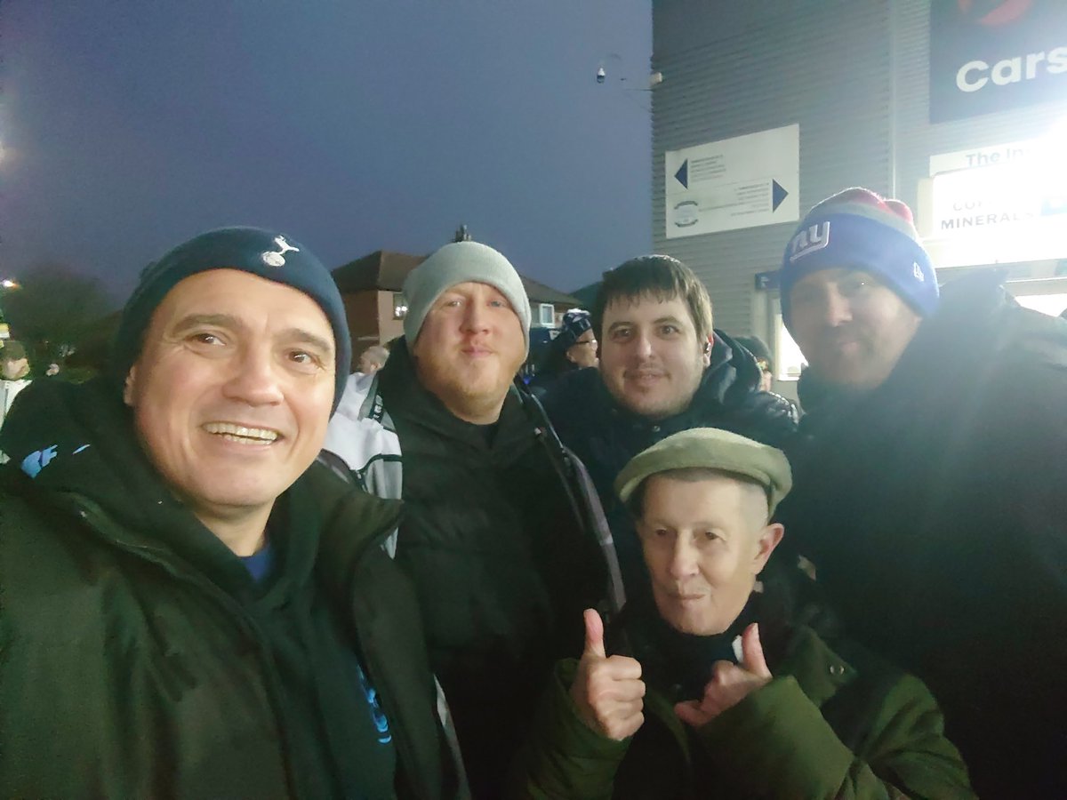 AgingBull73's tweet image. Preston away with the gang #COYS #FACup #5thround