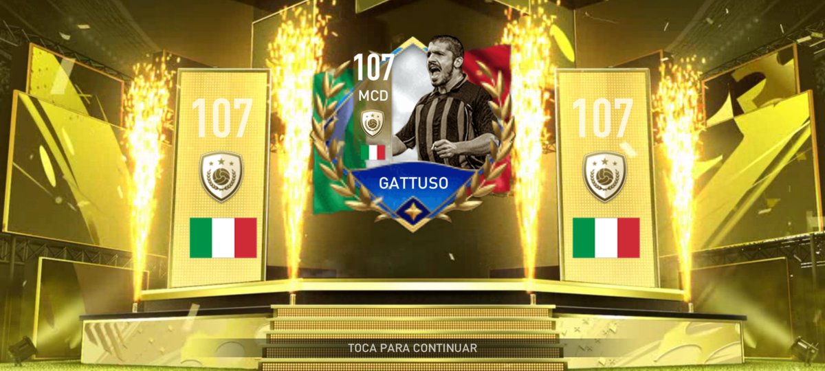 No se que tanta posibilidad hay que salga pero bueno bueno 😳 me salio al primer intercambio @tutiofifa 

#FIFA23 #fifamobile #SerieA
#FIFAMobileGiveaway #Gattuso