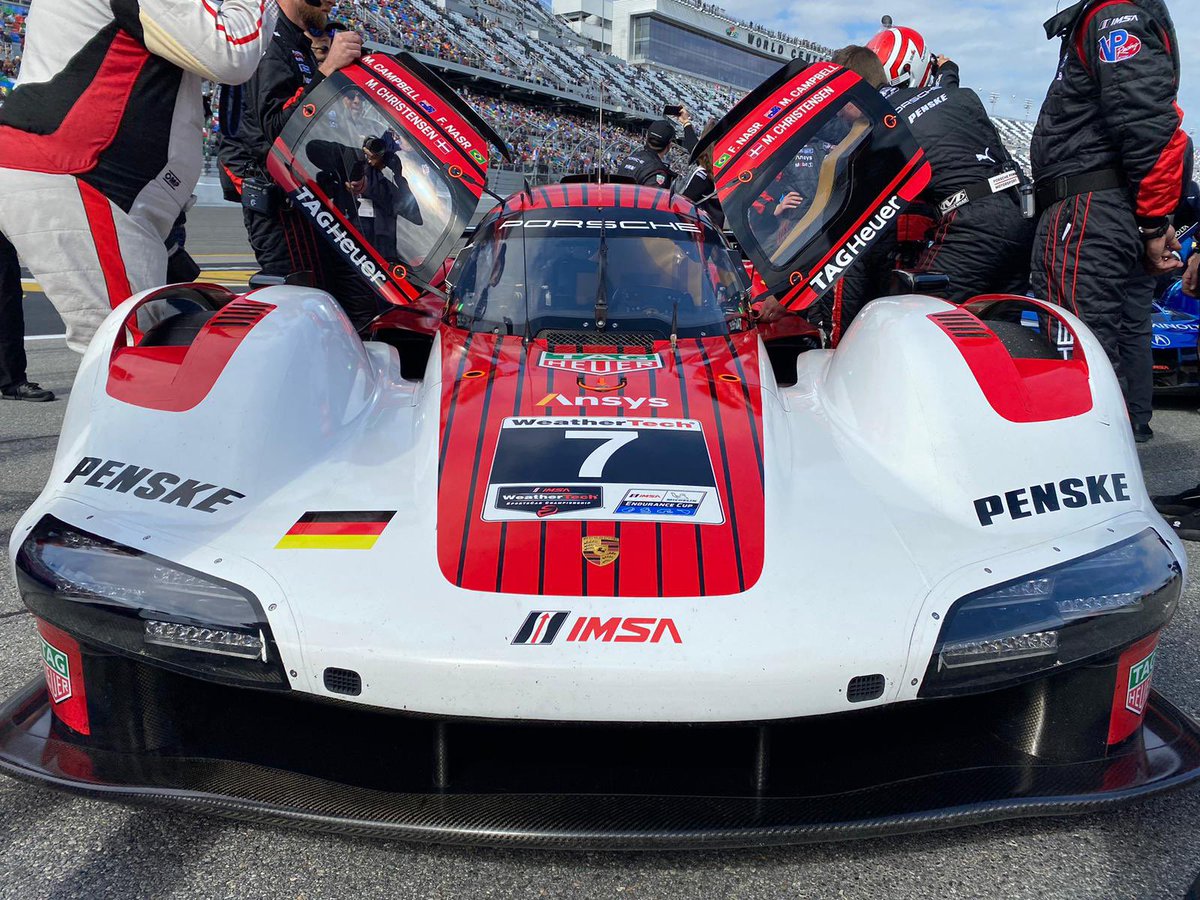MiGroup_sport's tweet photo. .@IMSA season with new GTP class  started at @Rolex24Hours. Michelin Man wished good luck to all drivers! https://t.co/1k6H7LmDy7