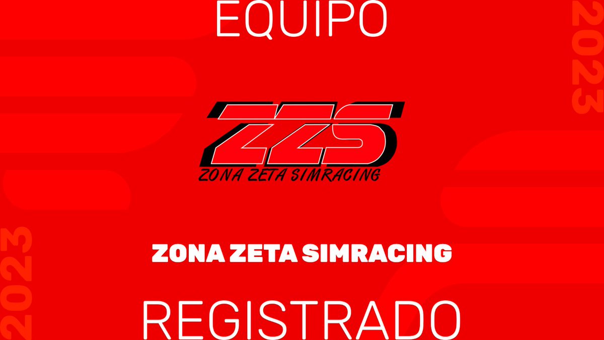 club_simracing's tweet photo. 🎽 EQUIPO REGISTRADO 2023
2ª Temporada para Zona Zeta SimRacing https://t.co/JhpvBFM2YX