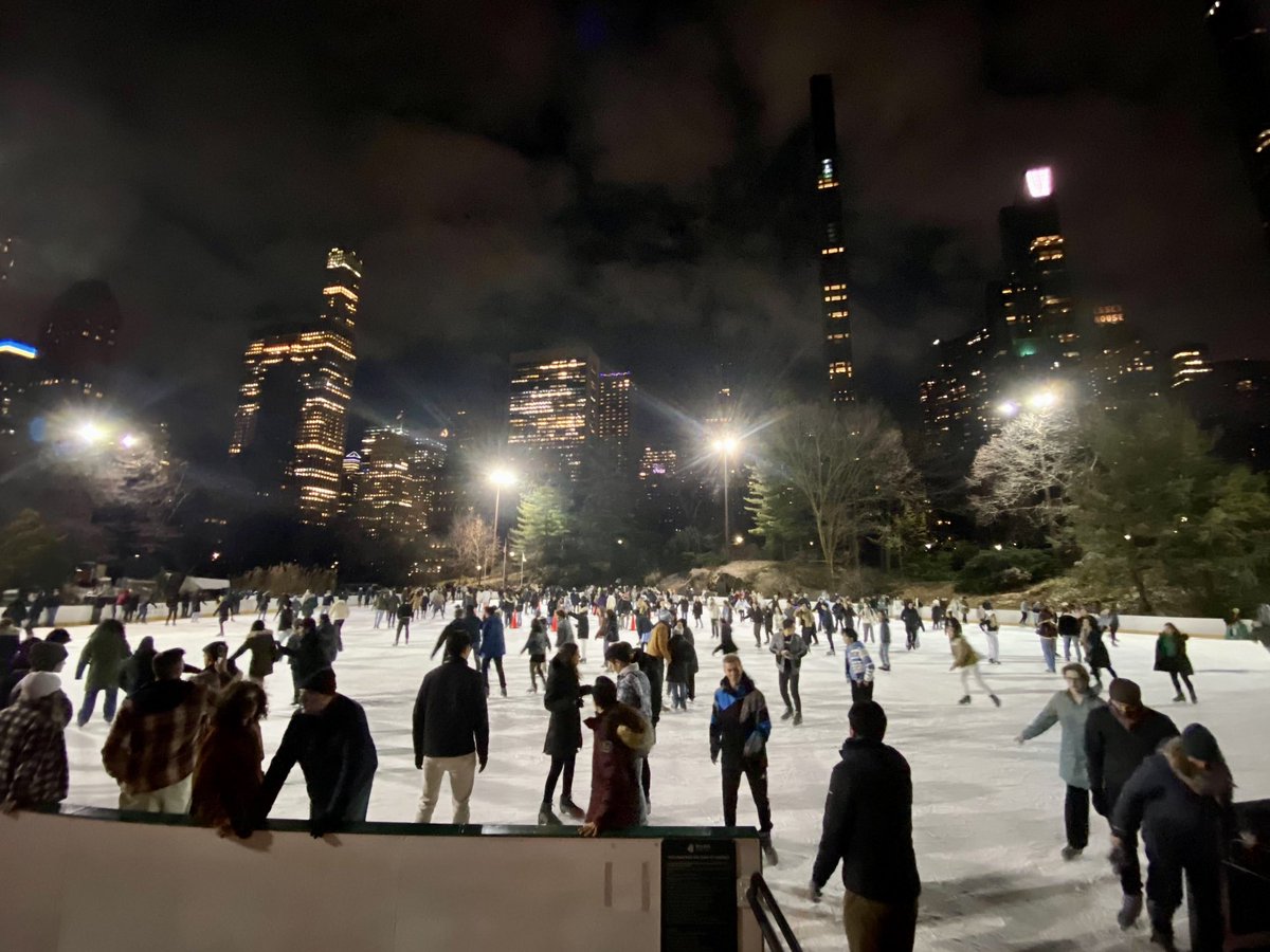 Students and alumni connecting and ice skating, pretty cooooool (and cold!) #CEYA #CEAA