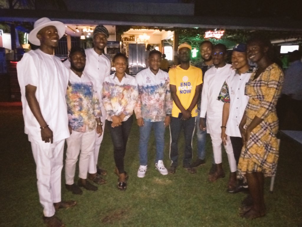 Rotaract9125NG's tweet photo. The DRR @starboyDRR and Rotaractors from @ZoneERotanan gave Rtr. Isa Adamu a warm reception in Abuja. He'll spend the night there and continue the #EndPolio walk  tomorrow
#NasarawaToKano
#EndPolioNow
#PolioWalk
#AdamuOurHero
#RotaryIsGood
#RotaractD9125
#EveryChildDeservesToLive https://t.co/iMagtblP0D