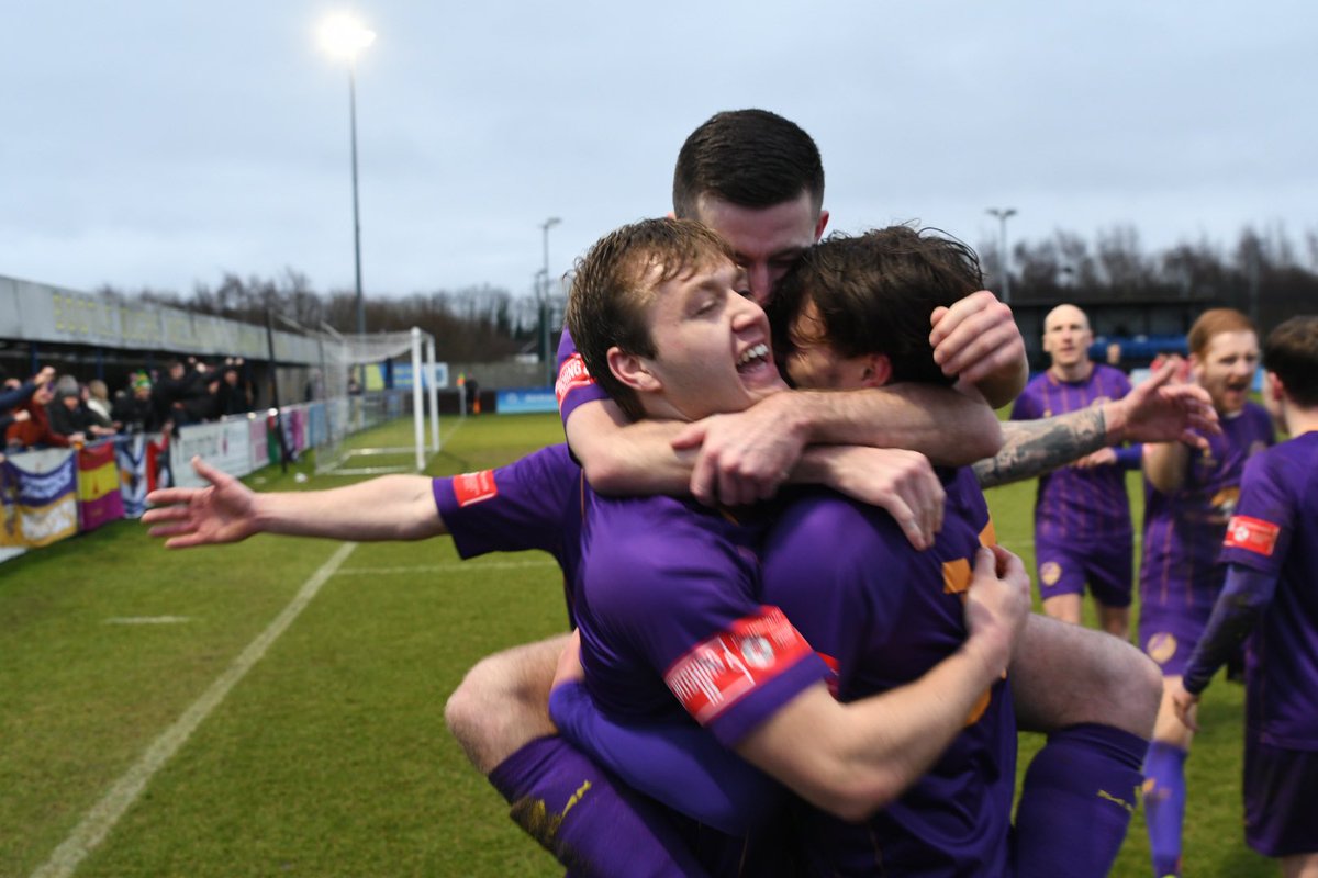 purpsmatchday's tweet photo. STEEEEEELEEEYYYY 🎯 

@james_steele11 bagged a late winner today, making it FIVE goals this season against Ramsbottom. 🔥 https://t.co/EgVpn8H39a