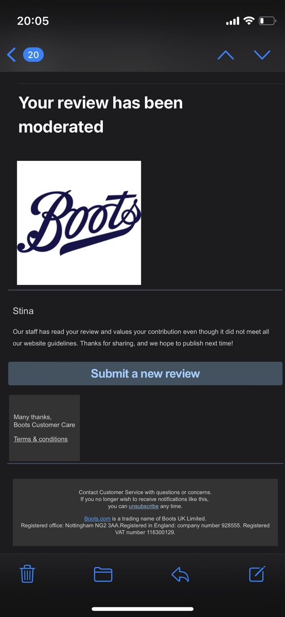 StinaStrangis's tweet photo. @BootsUK @BootsHelp Not sure how this review didn’t get published on your site? What, because it was a bad review of No7 Lash Impact Ultra??? It was an honest review &amp; you have to admit the formula has changed… #censored #badreviews https://t.co/ktxpTe2DFL