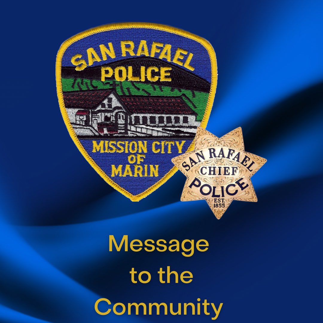 San Rafael Police Department on Twitter "Read Police Chief David