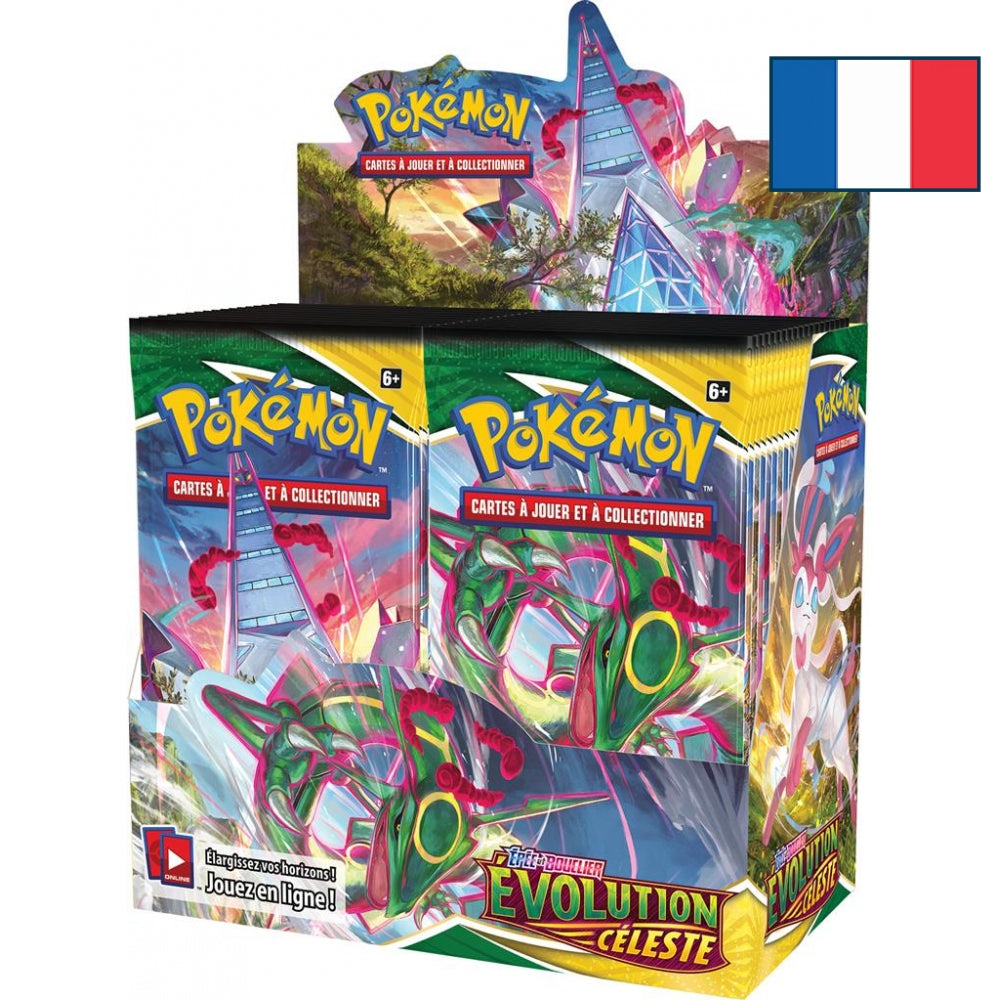 Pokemon_Geek_fr's tweet image. "Les fans de #Pokemon ne pourront pas résister aux Boosters EB07 Evolution Céleste disponibles sur notre site poke-geek.fr ! Commandez maintenant pour compléter votre collection : poke-geek.fr/products/displ… #PokemonTCG #EB07 #EvolutionCeleste"