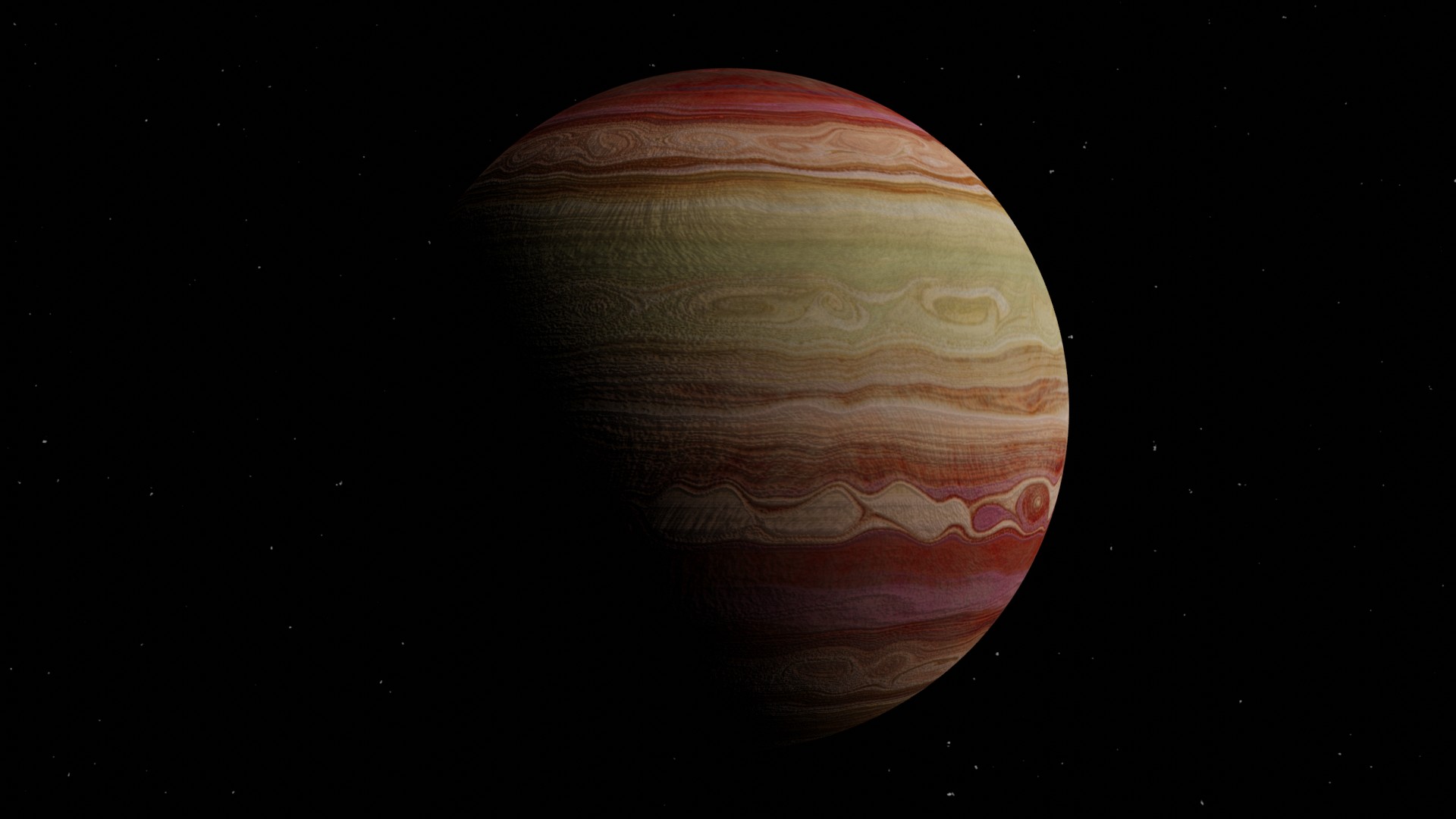 3D Space Planet 49