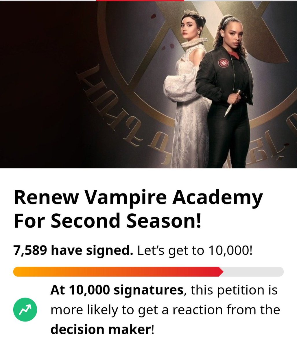 VAfandomUSA's tweet photo. CALLING ALL #VAFamily!❤️
Want to help #VampireAcademy, a show we love &amp; support? A thread of ways to do it.🌹🧛‍♀️#SaveVampireAcademy 
(Thread 🧵/1)

🫶LEAVE A POSITIVE RATING &amp; REVIEW FOR Vampire Academy:

👉#RottenTomatoes: https://t.co/YHW4aEVrJZ

👉#IMDb: https://t.co/5JsX9dZjxl https://t.co/cJEnhXkOOF
