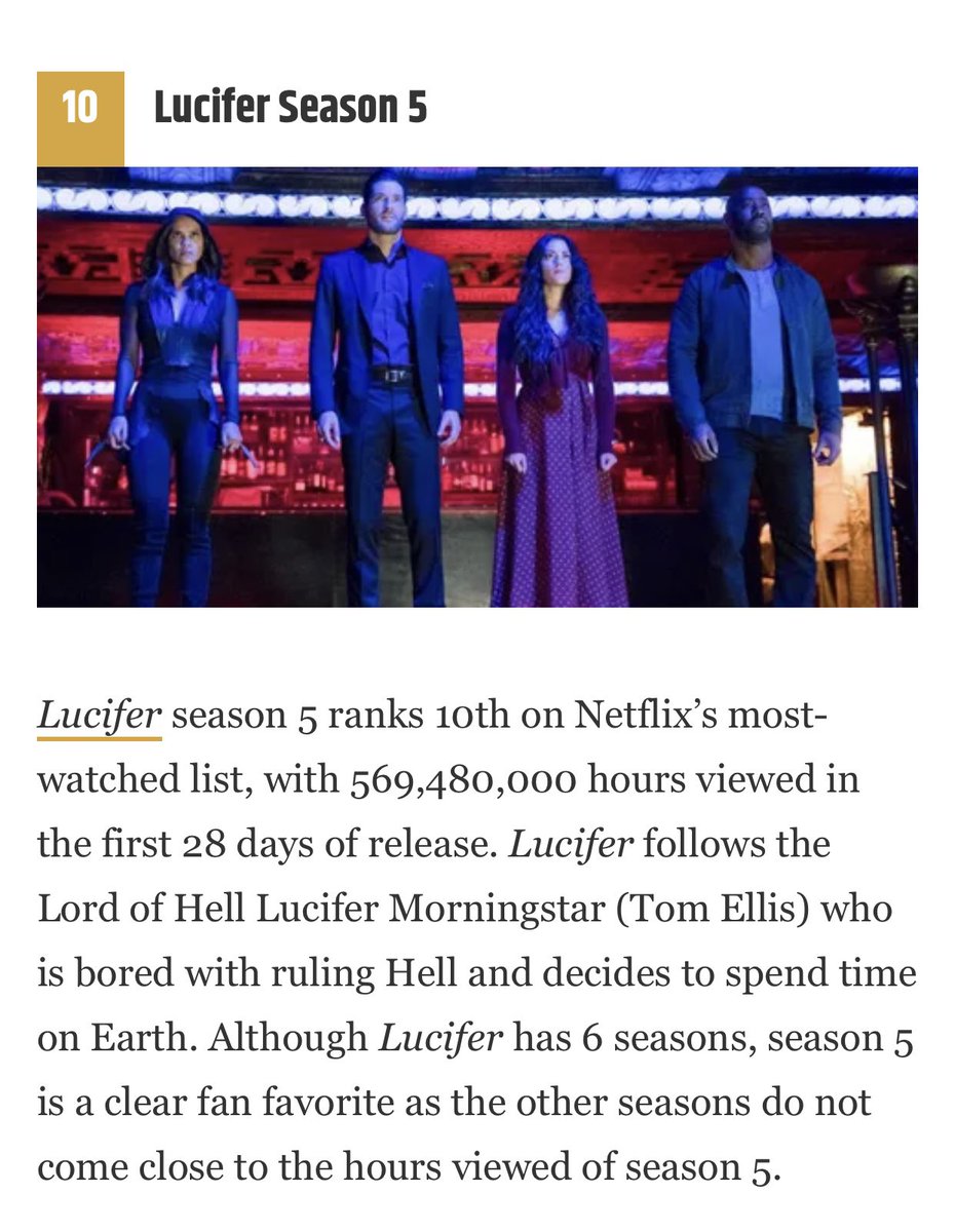 Well THIS is purty damn awesome. Thank you to all our beloved devilishly cool #Lucifans for making this happen!! Xxoo 😈❤️ #LuciferNetflix #Lucifer