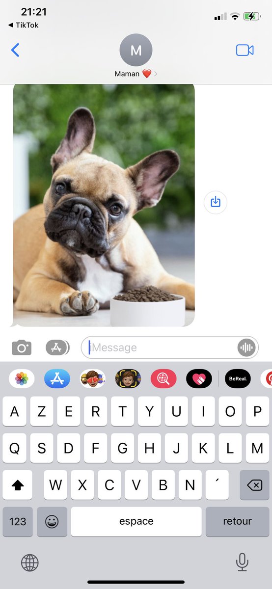 evapaix's tweet photo. j’ai dis à ma mère je suis triste elle m’envoie ça mon dieu je l’aime tellement https://t.co/dbKM5FgPAs