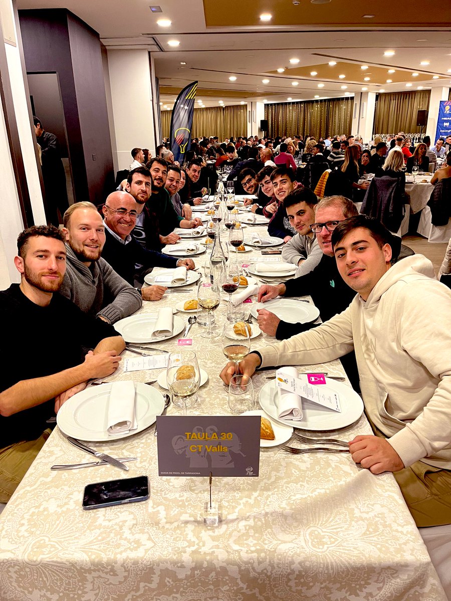 🎾 Representació del nostre club a la Nit del Padel de Tarragona.
