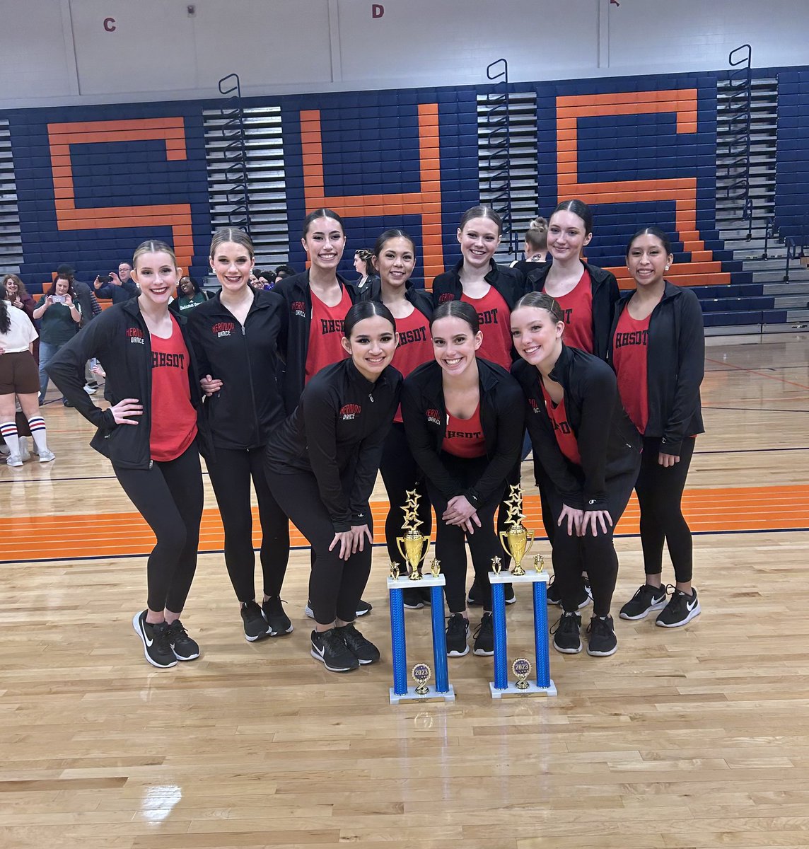 Herndon Dance takes 1st 🥇 place in both Pom &amp; Jazz 
at North Stafford HS Competition!  Up next -  Nationals in Orlando!