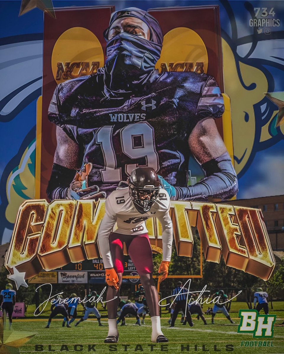 AihiaJeremiah's tweet photo. New home, Same mission #committed  @BHSUFB @TViewWolves https://t.co/DhWWgzBdJv