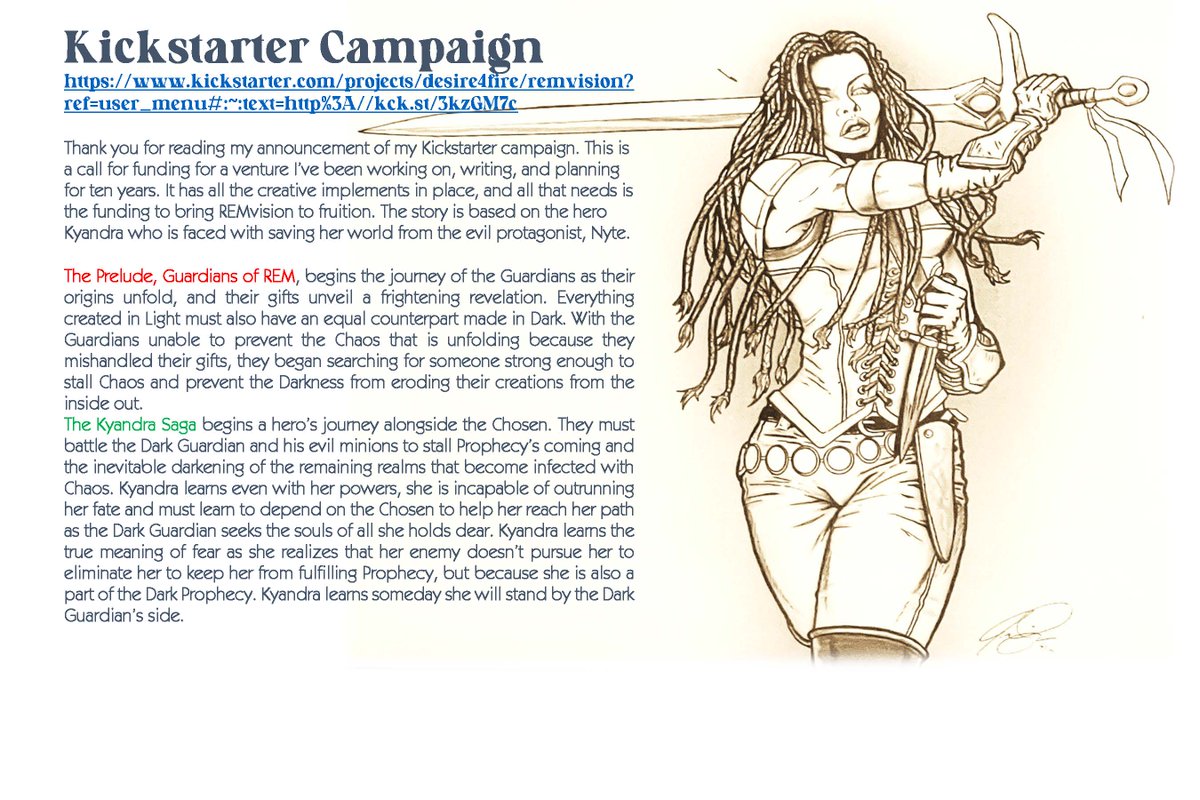 702_Desire4fire's tweet image. Check out REMvision by Gloria Sanders-Williams on @Kickstarter kickstarter.com/projects/desir… 
#writingcommunity #projectfunding #comic #anime #blackcomics #blackcharacters #writingblack #IARTG #RT  fantasy-author.com amazon.com/author/desire4… #whyIwrite
