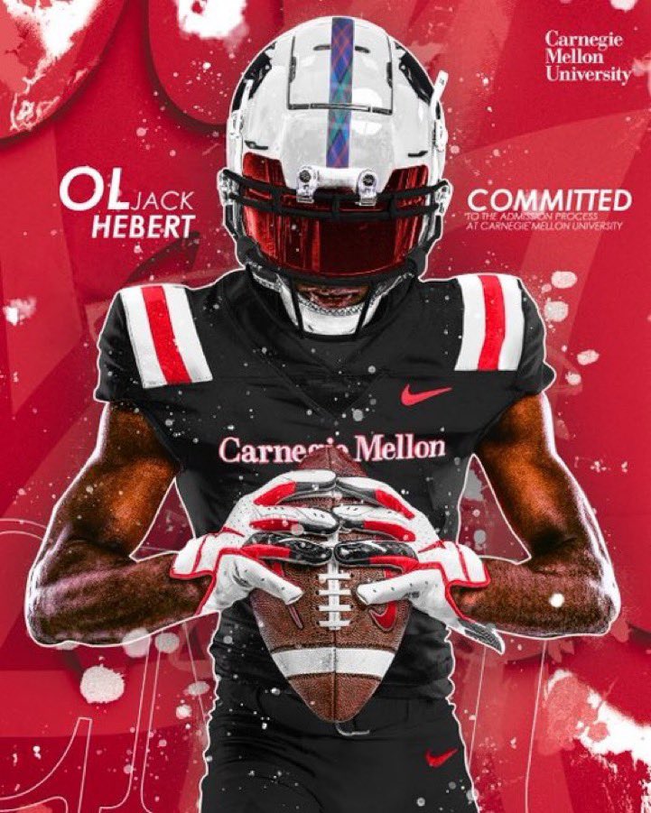 I am excited to announce my commitment to Carnegie Mellon University! I’m thankful for everyone who supported me during the process and also @CoachRyanLarsen and @CoachAndyHelms for this opportunity! #Tartanproud @TartanFB