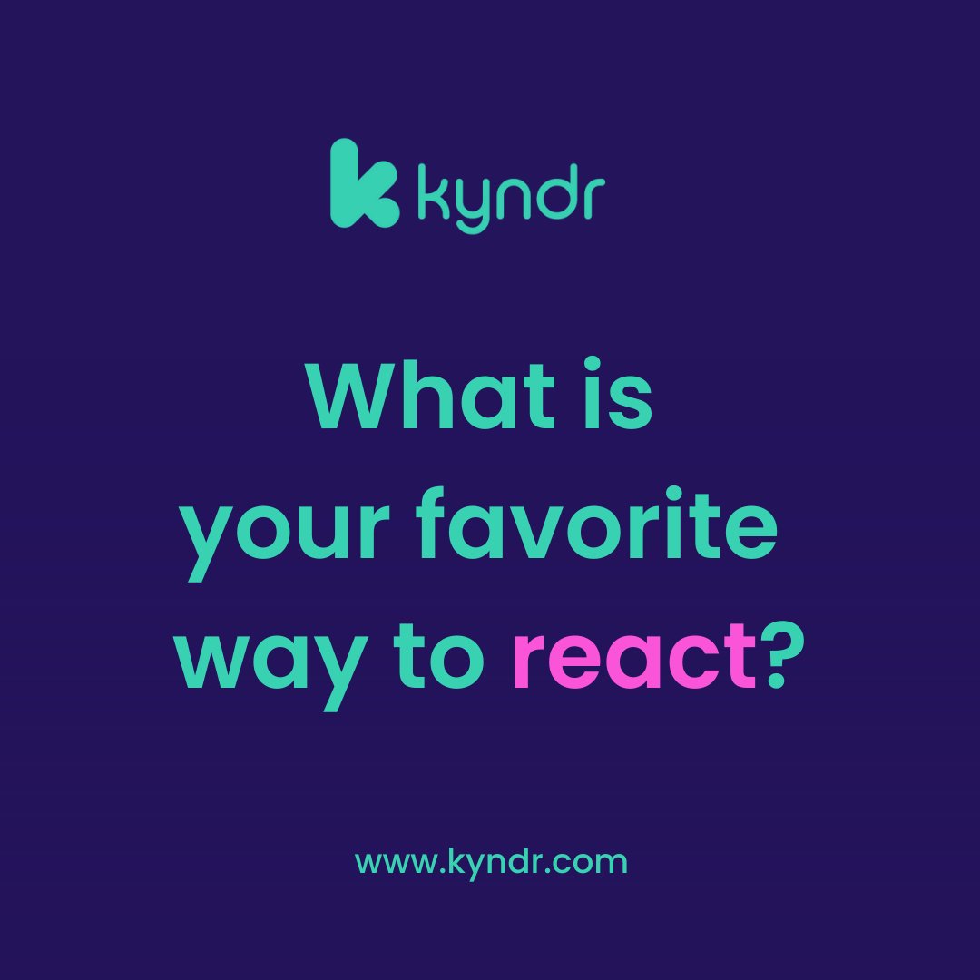 kyndr_social's tweet image. What is your favorite way to react ?
Using reactions is a simple yet impactful practice that shapes the future of social media.

Kyndr is the perfect detox for toxic social media cycles. 📲😍

#grow #growth #abetteryou #trustedcreators #negativityfree #bekind #bekinder #kyndr