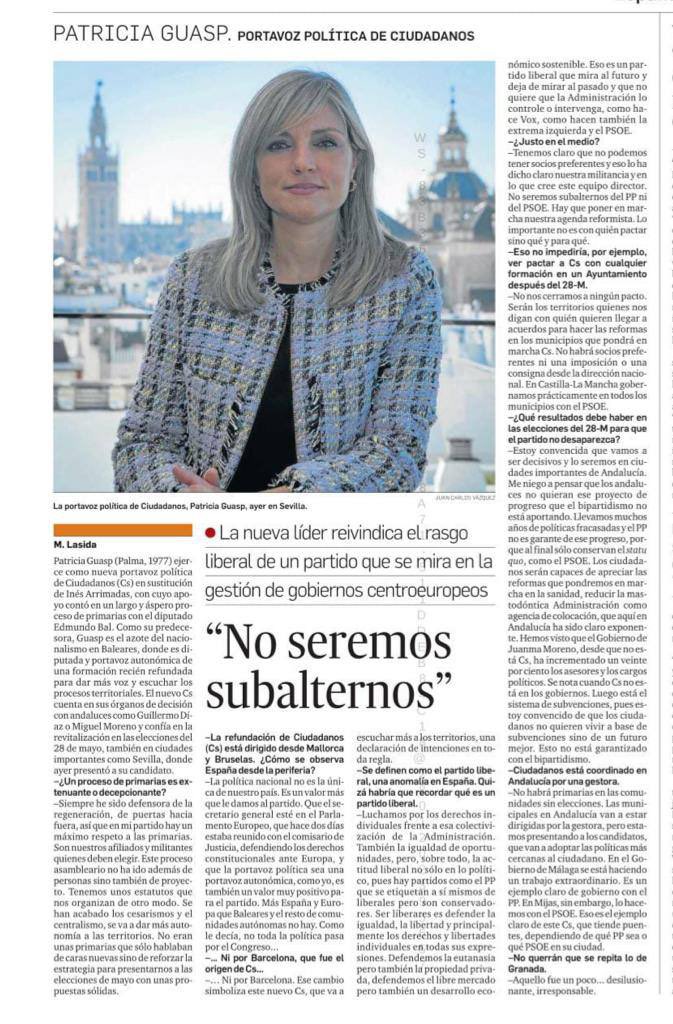 Voy a ser claro, que no es tan difícil.
La “N” con la “O” es “NO”.

“NO” de…

1. NO VAMOS A SER SUBALTERNOS DE NADIE.
2. NO VAMOS A IR BAJO LAS SIGLAS DEL PP.
3. NO PERDEREMOS LAS SIGLAS DEL LIBERALISMO QUE SON DE CS <a href="/CiudadanosCs/">Ciudadanos 🇪🇸🇪🇺</a> 

*Fácil y sencillo. Epi y Blas. Arriba y abajo.