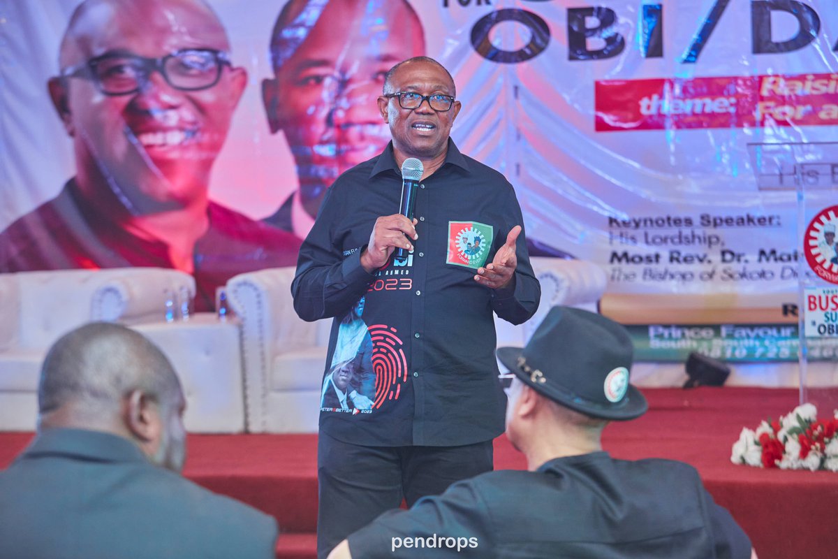 EstherUmoh10's tweet photo. Peter Obi at the just concluded Business Summit in Port Harcourt. https://t.co/77yV4I2IlM