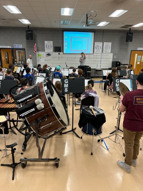 Our campus is hopping today and part of the good energy is coming from today's band clinic we're hosting. Our award-winning band is always working to get better and we're proud of our directors, Mr. Jankowski and Mr. Blue, and all our <a href="/wcsGMSband/">GMS Bands</a> students!!!🎷🎺🥁

#GeneralsLEAD
