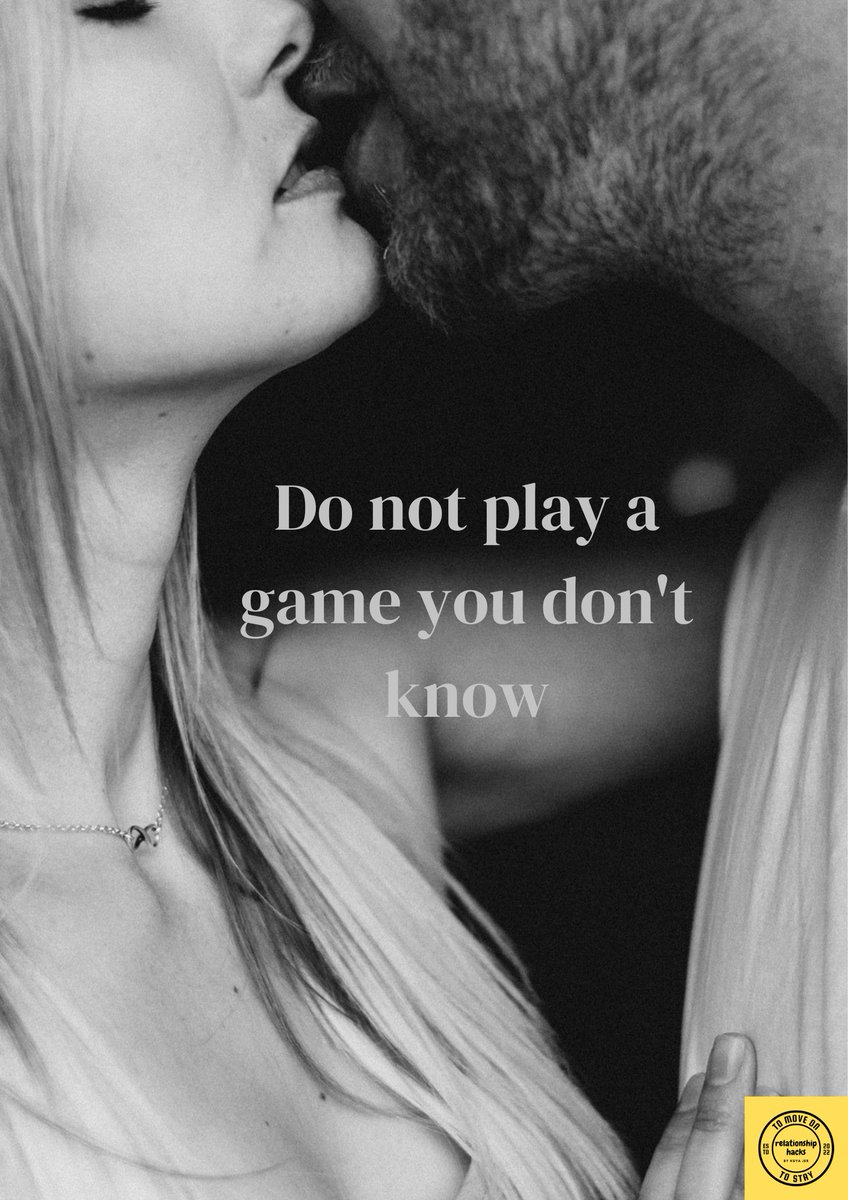 Do not Play a Game You Don't Know

#DoNotPlayaGameYouDontKnow
#relationship
#relationshiphacks
#toMoveOn
#ToStay
#kuyaJer