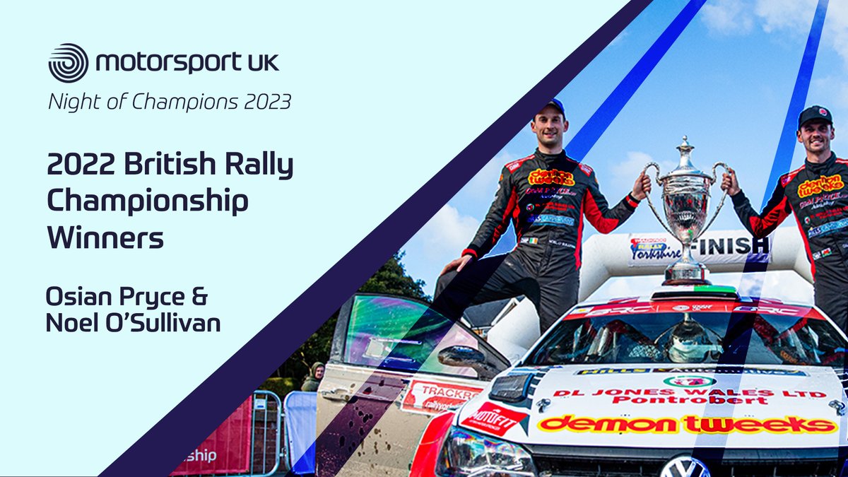 Celebrating our #rally and #rallycross champs from 2022! 👏

#MotorsportUK