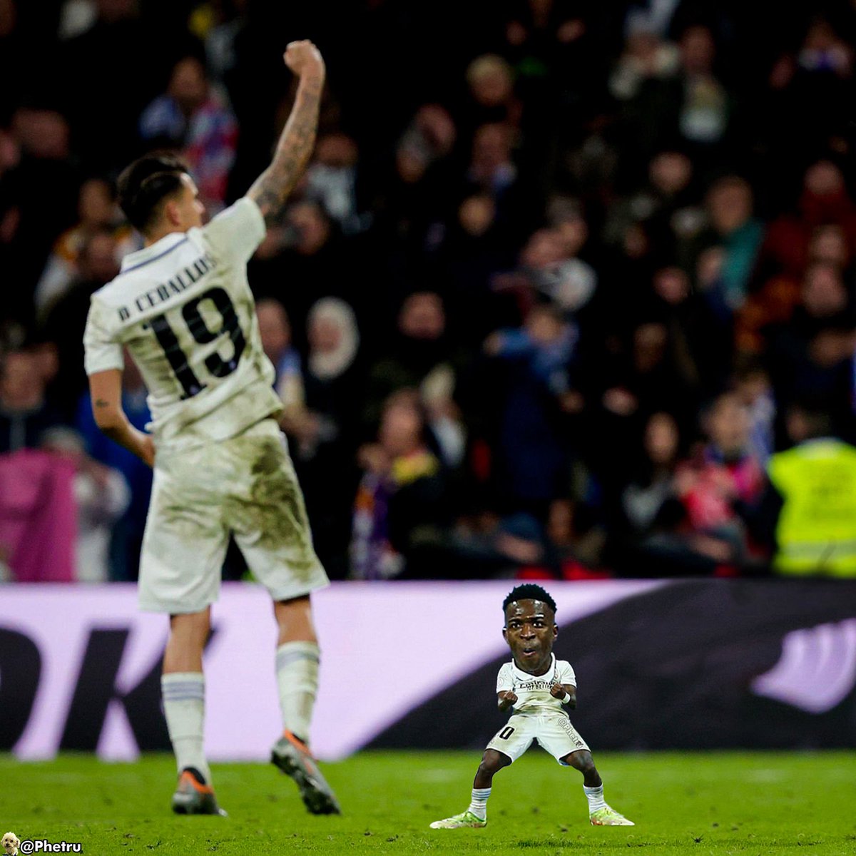 Os presento al mini Vinícius Jr de la suerte.

Da 🔁 para un temporada llena de éxitos.