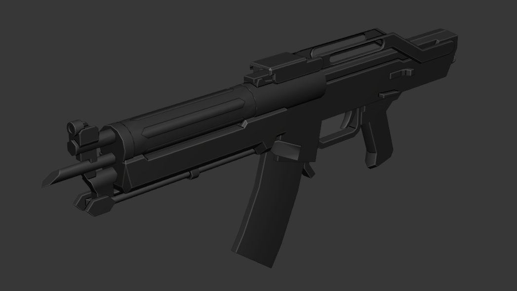 PolygonRifling's tweet image. Assault Rifle / Effigy / @ludodrome 

#b3d #substancepainter #marmoset3d #3dmodeling #lowpoly #fps #boomershooter