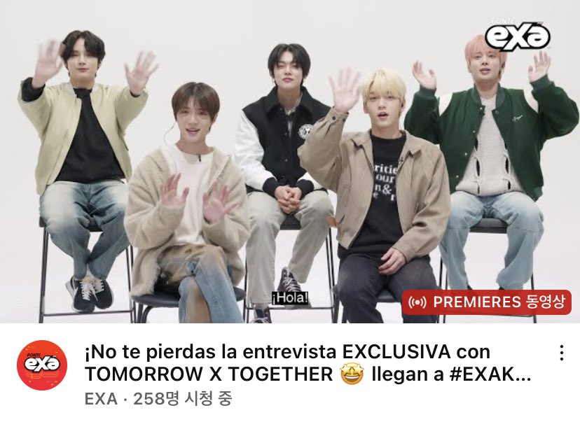 ¡No te pierdas la entrevista EXCLUSIVA con TOMORROW X TOGETHER 🤩 llegan a #EXAKPOP! 🎶❤️ youtu.be/jn5p0xK-35A - @YouTube