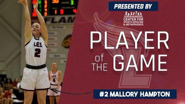 LeeUWBB's tweet photo. 20 points, 4 boards, 4 assists and 2 steals. 

In other words, Mallory Hampton did Mallory Hampton things. #CFSMPlayerOfTheGame https://t.co/imAw8KE3kI