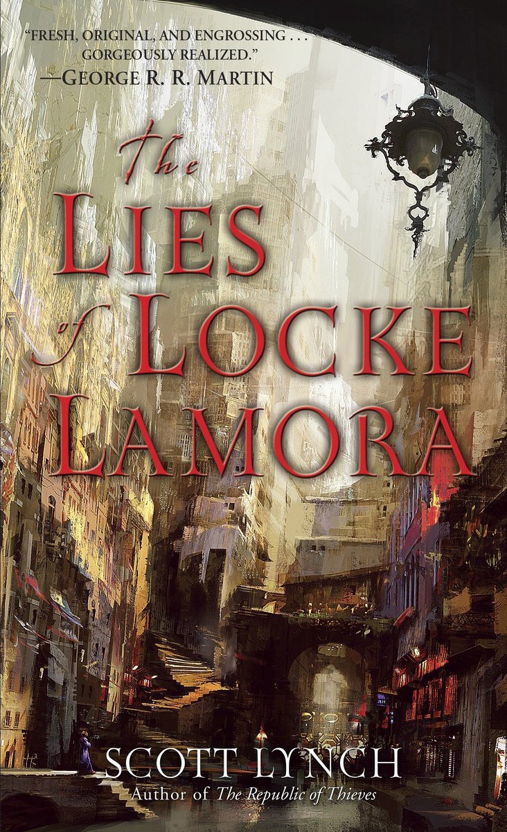 Just finished reading The Lies of Locke Lamora by <a href="/scottlynch78/">Scott Lynch</a> and all I can say is WOW! I have no idea why I put off reading it for so long. It was fantastic. The world-building was top-tier, I loved the various heist elements, and the characters out of this world. #amreading