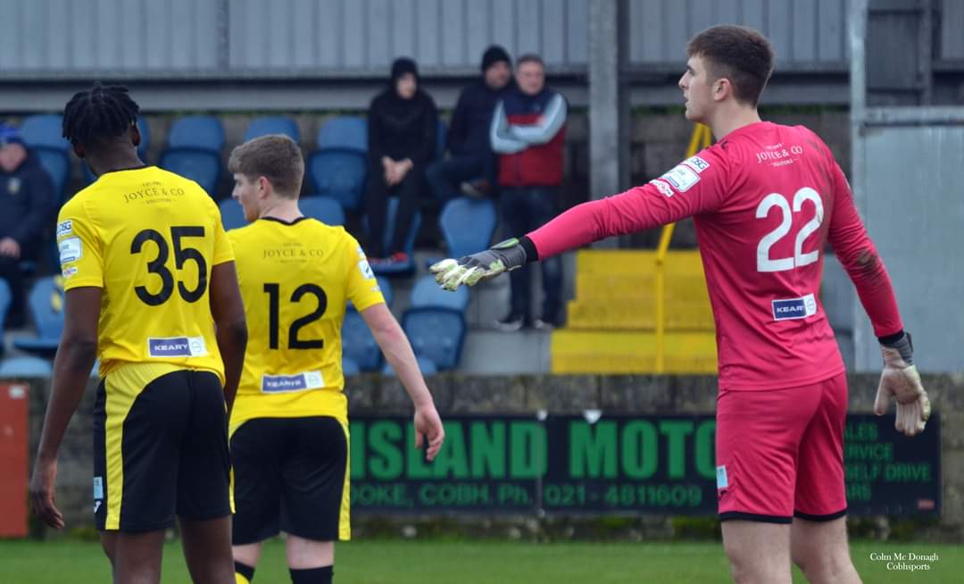 cobhsports's tweet photo. Some impressive stops from @RyanDelaney51 today 👏👏 https://t.co/ml2xQLlLkd