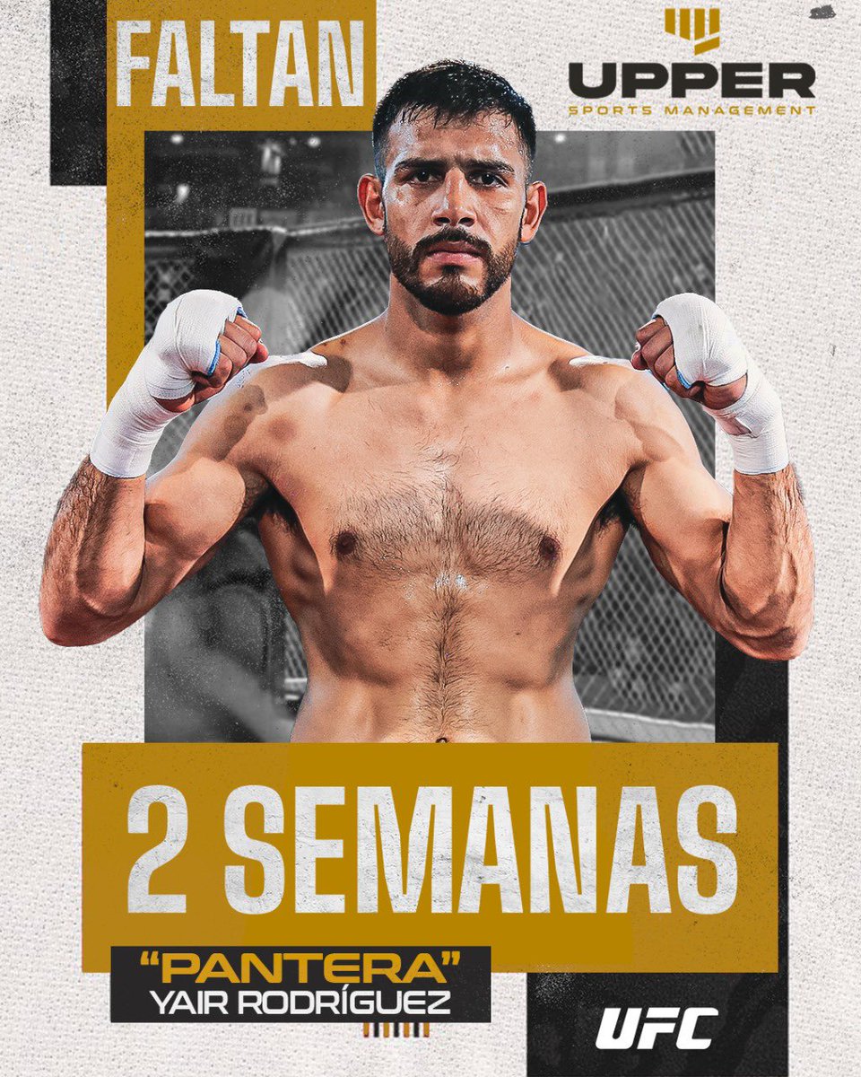 UPPER_MX's tweet photo. 2 weeks to go! @panteraufc #UFC284 https://t.co/Rkysx4AXGo
