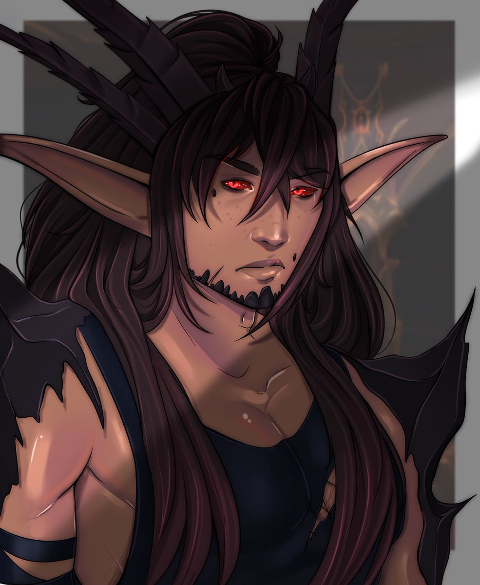 HaelynnXX's tweet image. In that art purgatory where I suddenly dislike a drawing once it’s lined but I powered through this one anyway and in the end I think it turned out okay ❤️🖤