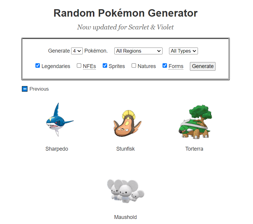 Breeding_Mons's tweet photo. @Buttershy175 Sharpedo is female
Stunfisk is male
Torterra is male
Maushold is genderless (your choice)

Do you wish to accept any? https://t.co/S80r9hnnuT