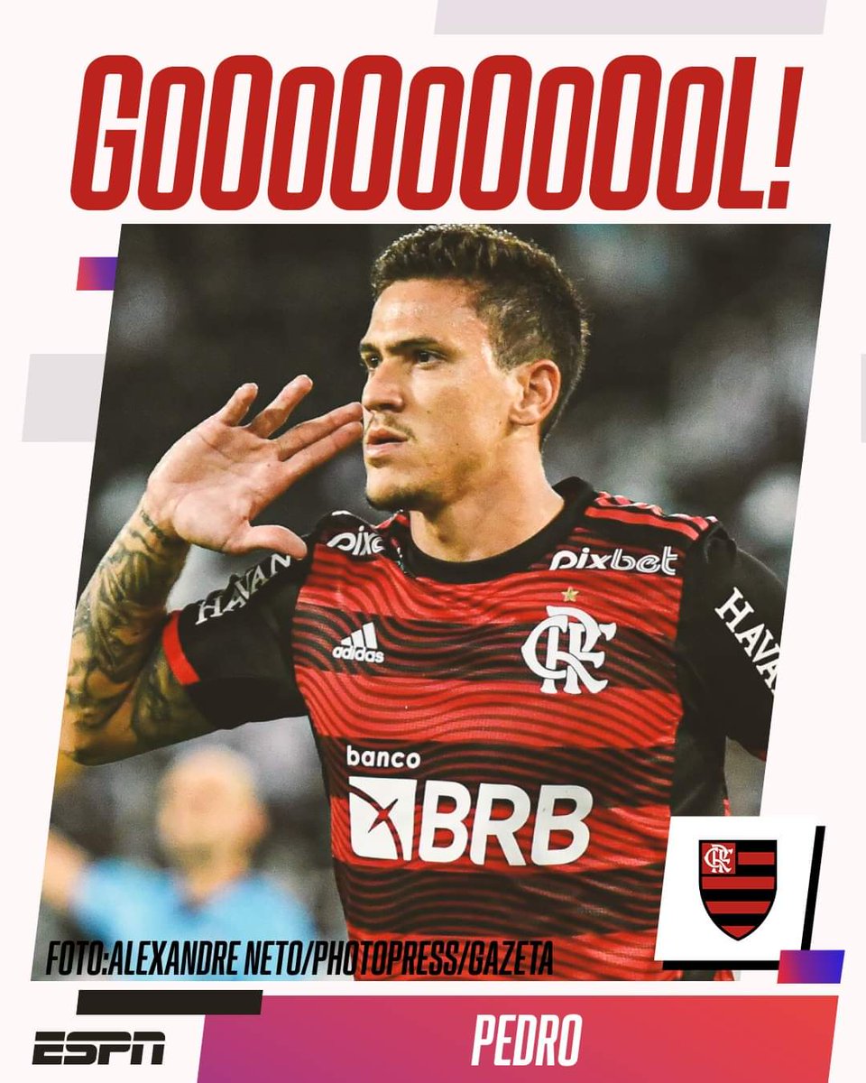 MauriCMello's tweet photo. GOLAAAAAAAAAAAAAAAAAAAAAAAAÇO!!!

Pedro toca de calcanhar para empatar o jogo mais uma vez!

Palmeiras 3 x 3 Flamengo

#FutebolNaESPN https://t.co/XcQE2XRnbw