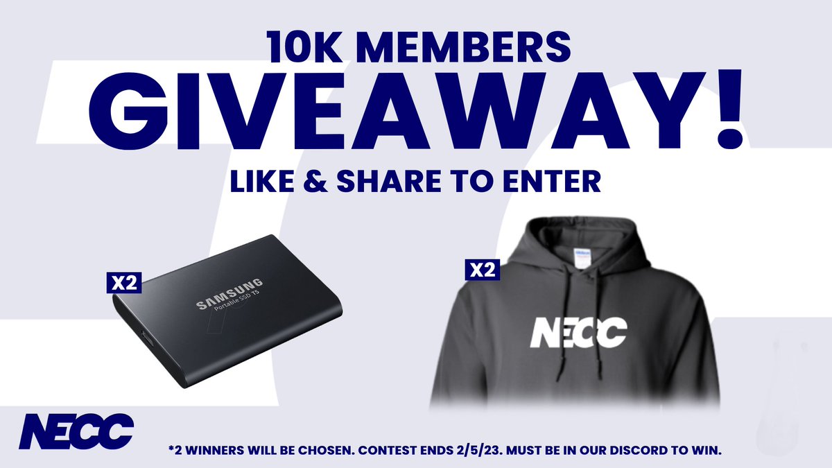 WE HIT 10,000 MEMBERS IN OUR DISCORD!!!! 😱

To celebrate, we want to give back to our incredible community! We wouldn't be were we are today without all of you, THANK YOU! 💙

Like and RT to be entered to win!