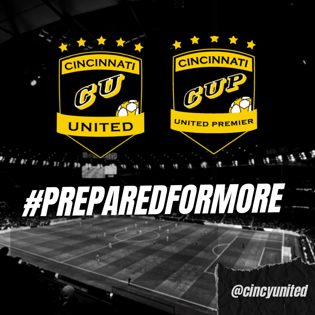 cincyunited's tweet photo. CU believes in development that makes our players #PreparedforMore. One way we do that is age group training with indoor Futsal. If you are interested in development, elevating your game or a future try-out, it's for you! Find out more: https://t.co/I1eIwyWr8y #CUPagt #futsal https://t.co/xJhVmiGHOE