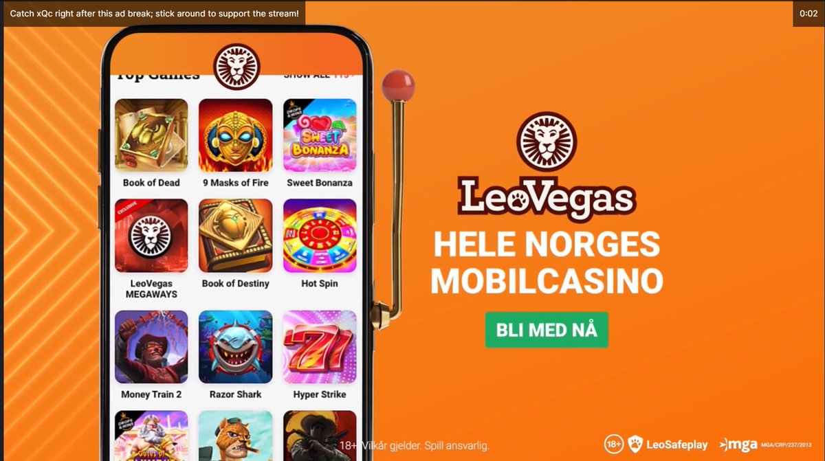 Jkfaked's tweet photo. Why am I getting gambling ads (for slot gambling) on a website that clearly stated a ban on gambling? Are you serious? @Twitch @TwitchSupport https://t.co/u8GVehcgcW