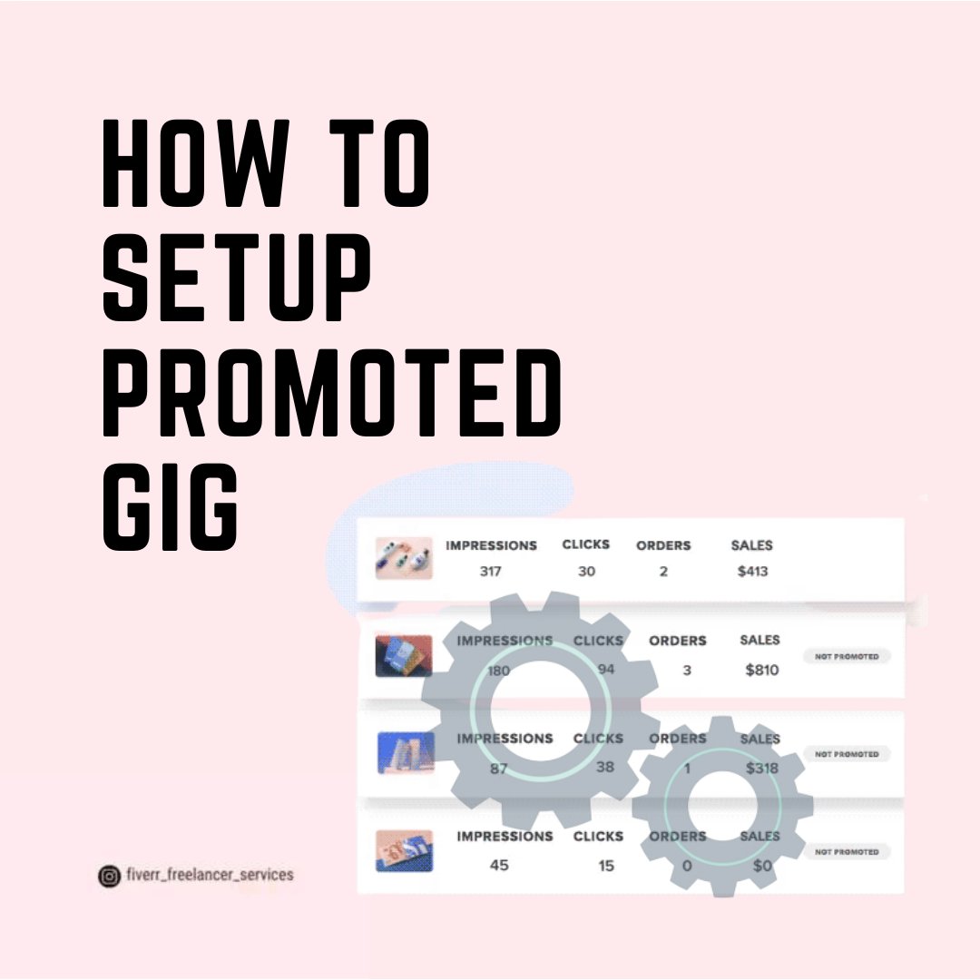Fiverrservices0's tweet photo. Do you have a #Promoted #Gig, and you have #difficulty #setting it up?
Here are some #Tips for setting it up. #Check it out.
https://t.co/RiZNuax7QJ https://t.co/nJOiQNp97z