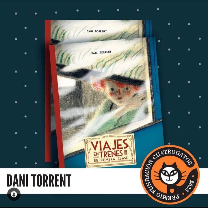 "Viajes en trenes de primera clase" ha resultado ganador en los premios de la fundación Cuatro gatos. Y me hace feliz además por partida doble al ser un reconocimiento al texto y a la ilustración.