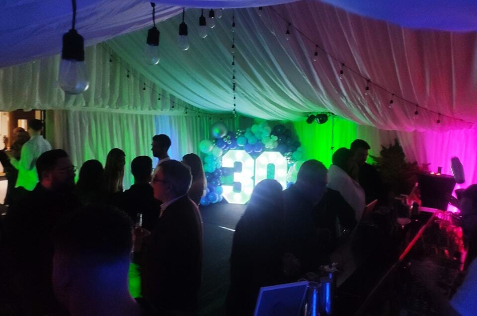 FunkyFeetDJ's tweet photo. A 30th in a tent. It's gonna go off, marquee my words! #robkatesdj https://t.co/19xMGlgjLV