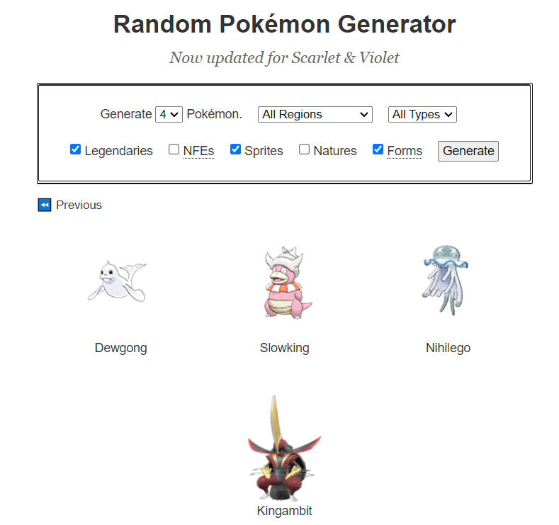 Breeding_Mons's tweet photo. @kittycatreno22 Dewgong is male
Slowking is female
Nihilego is genderless (your choice)
Kingambit is male

Do you wish to accept any? https://t.co/NpvTs72UB4