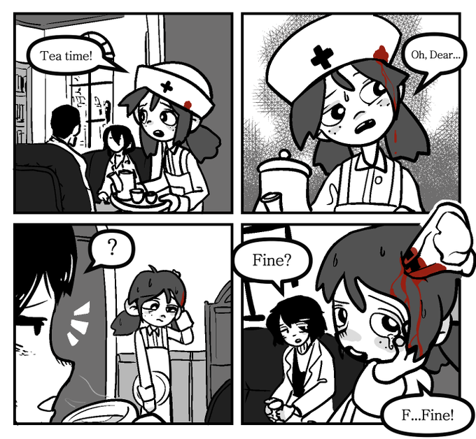 My friend(@SAMI_OURS) draw a later version of the story.
very Cute.
kawaii. 