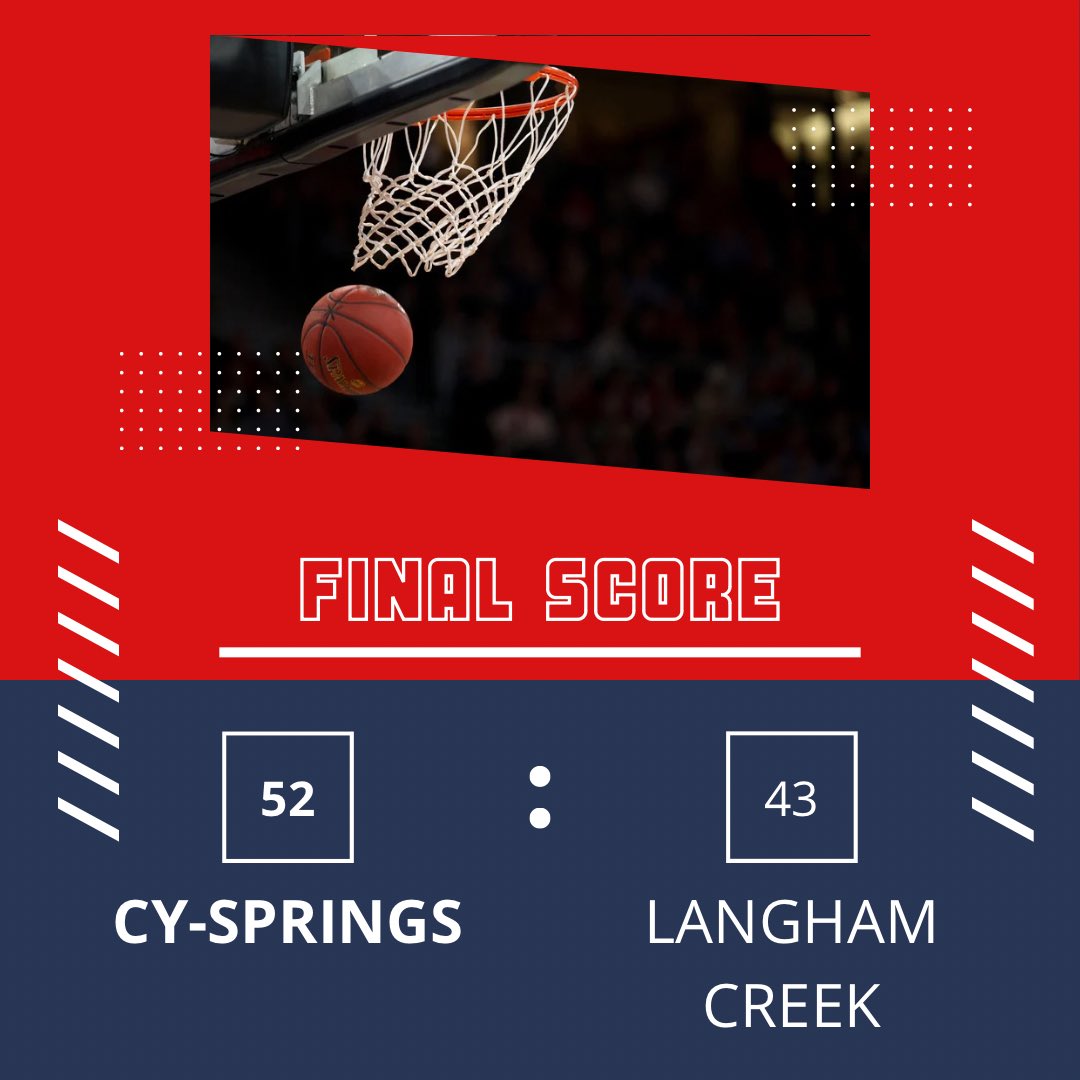 Cy-Springs Boys Basketball tweet media