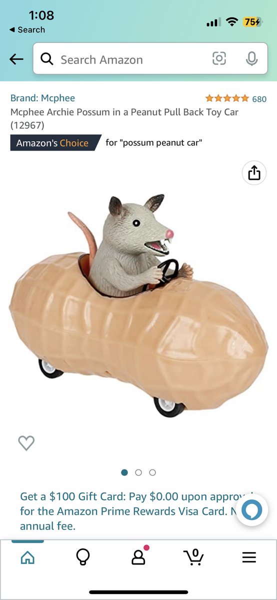 These personalized Amazon recommendations are getting out of control 🐀🥜🚙