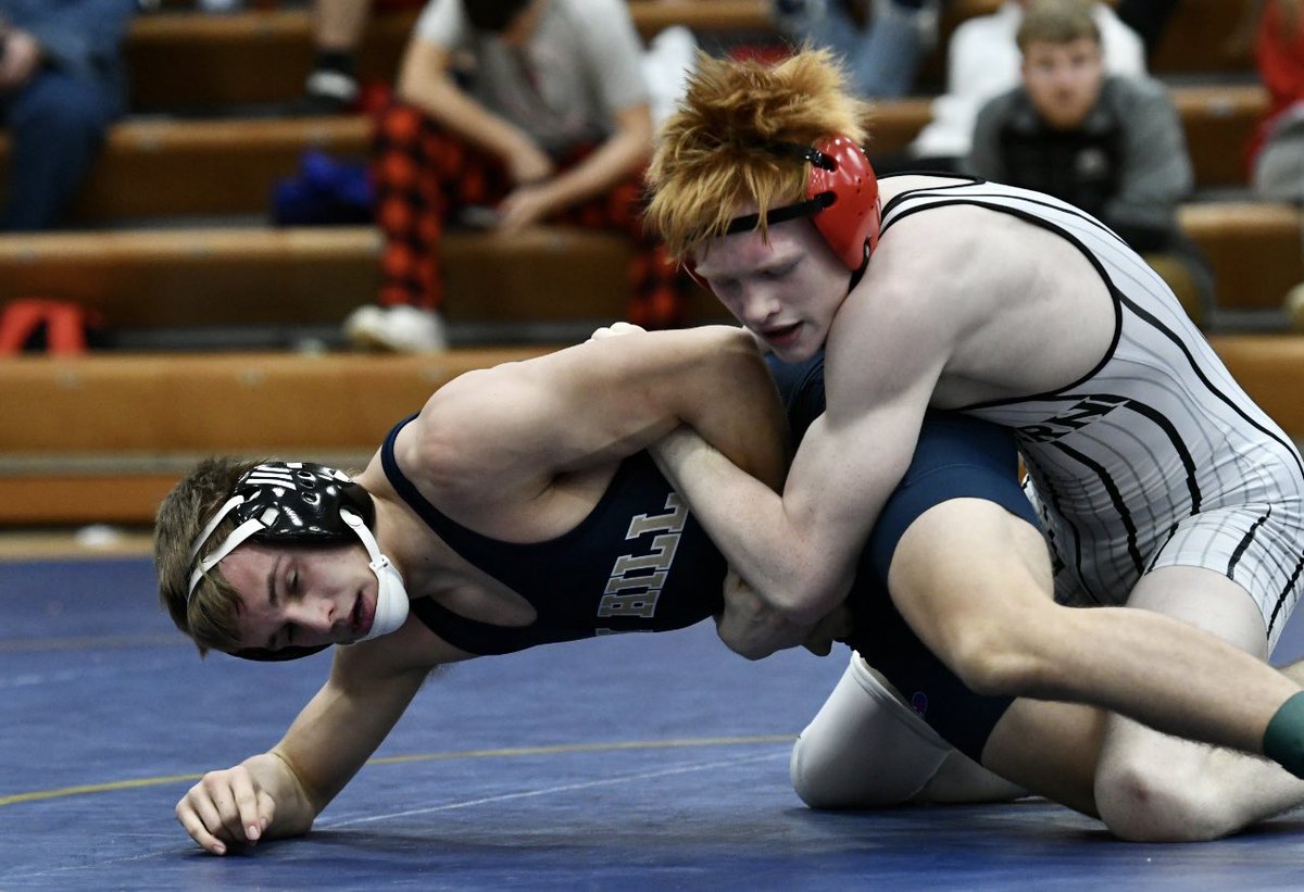 punchwar's tweet photo. Western’s Dinn, Betz and Pleak are 2023 Sectional Champions!!! @WHS_Wrestle1 https://t.co/kCSqXquw0h