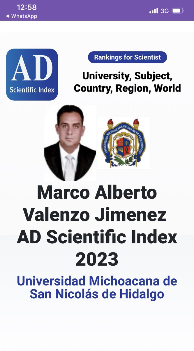 marcovalenzo's tweet photo. Ranking de investigadores https://t.co/Y6eULS9kgd